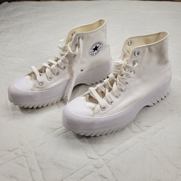 Converse Women's Chuck Taylor‎ All Star Lugged 2.0 Hi Platform shoes size 8.5 - Picture 1 of 8